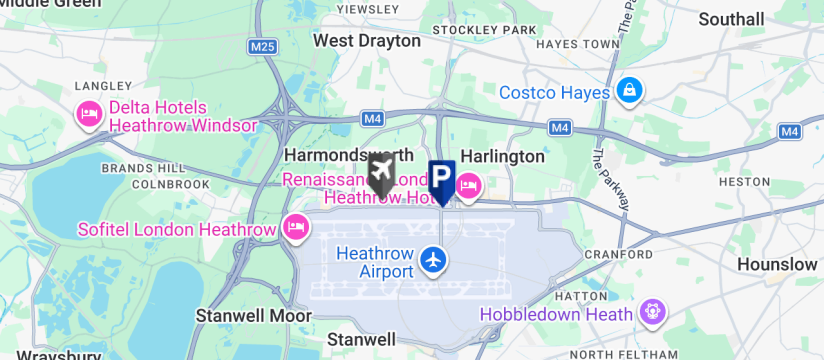 Edward Lloyd Meet & Greet with Transfer T4, Heathrow Airport map